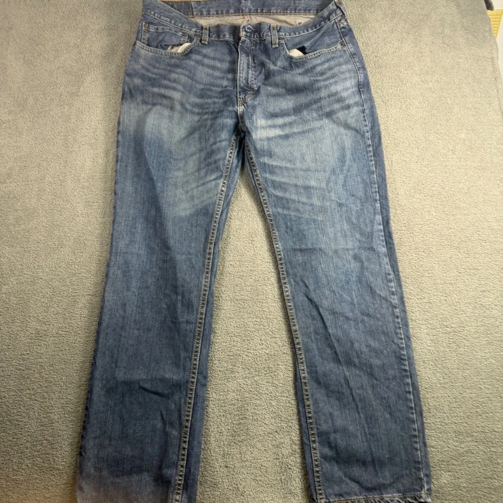 Levis 559 Relaxed Straight Leg Jeans Mens 36x30 Medium Wash Blue Denim 9347
